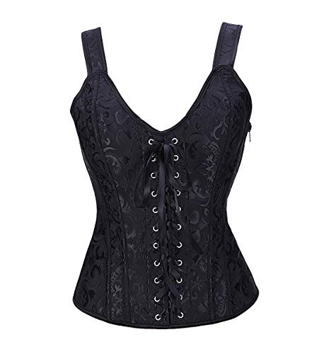 SLIMBELLE Korsett sexy Damen Corsage Vintage Vollbrust