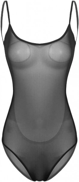 NewBull Sexy Mesh Body für Damen Transparent