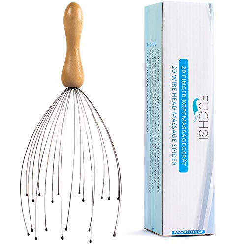 FUCHSI Kopfmassage Spinne mit 20 Fühler