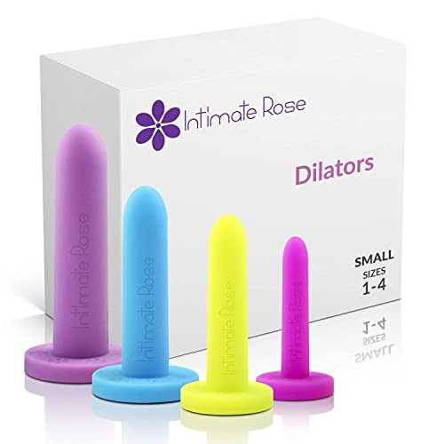 Intimate Rose Kleiner 4er-Pack Silikon-Dilatoren für Frauen & Männer, Größen 1-4