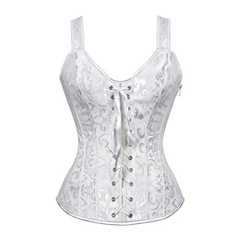 Hengzhifeng Corsage mit Träger Damen Korsage Fantasy Korsett Top Vintage