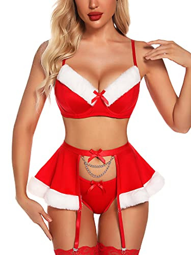 Aranmei Weihnachten Dessous für Frauen
