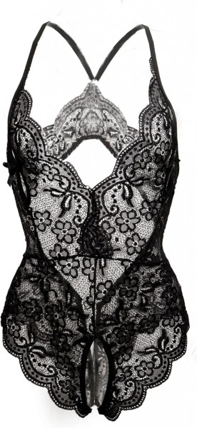 Sexy Body Dessous Damen Spitze Reizwäsche Bodysuit