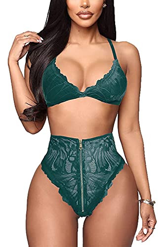 Aranmei Damen Sexy BH und Panty Set