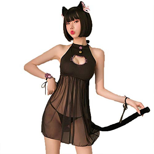 JasmyGirls Sexy Katze Cosplay Dessous Kleid