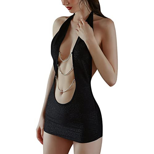 SKFLABOOF Erotische Dessous Frau Dessous Set Reizwäsche Sexy Kleid