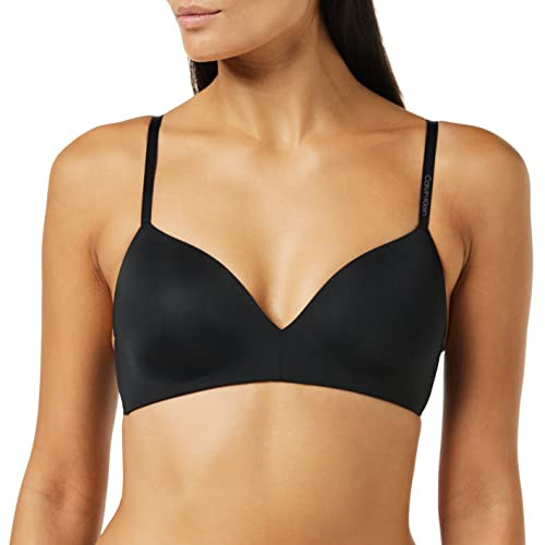 Calvin Klein Damen Demi-Cups BH Lightly Lined Gefüttert, Schwarz