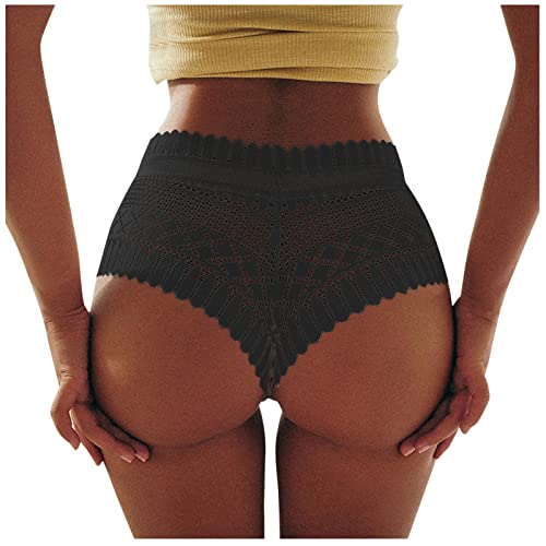 Erotisch String Unterhose Fit Lingerie Sexy Slips Tanga Damen Spitze Dessous Tanga Höschen Pantys Schlüpfer Aushöhlen Panties Sexy Damenwäsche Everyday Essential Sexy Spitze Hipster Slip