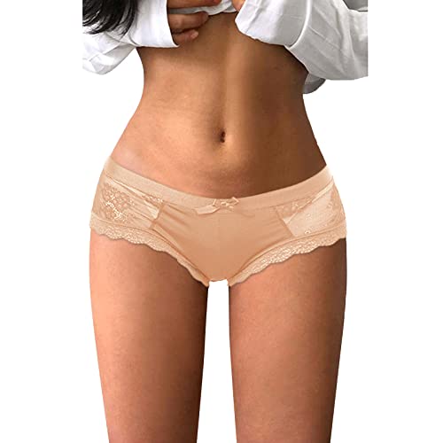 Fulidngzg G String Damen Hipster Brazilian Slips Bikini Dessous Atmungsaktiv Unterhosen Tanga Sexy Schlüpfer Nahtlos Große Größen Offen Ouvert Höschen Baumwolle Hohe Taille Tangas Unterwäsche