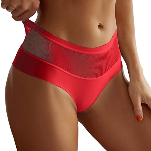 Fulidngzg Unterwäsche Damen Panty Sexy Bikini Spitze Höschen Dessous Nahtlose Slips Frauen Unterhosen Große Größen Offen Ouvert Erotisch Hipster String Tanga