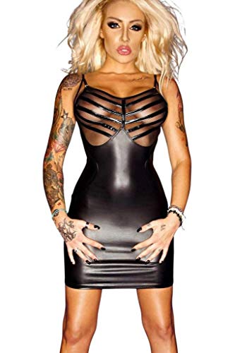 Wetlook-Kleid von Noir Handmade 3XL