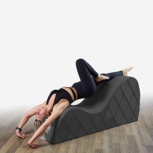 BEDIA Gebogener Chaiselongue Sessel für Yoga, Stretching, Entspannung und mehr…