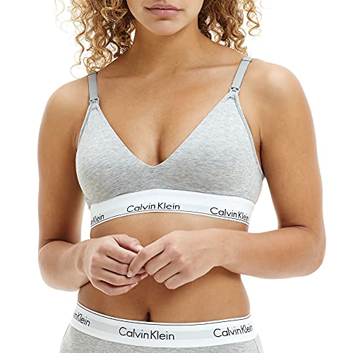 Calvin Klein Damen Still BH Maternity Bra ohne Bügel, Grau (Grey Heather), L