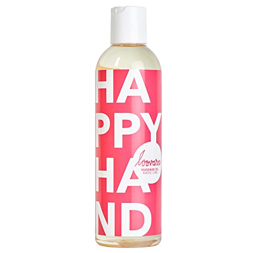 Loovara Massageöl Liebes-Öl 250 ml – HAPPY HAND – Vegan, dermatologisch getestet als Liebes-Öl fürs Vorspiel und Partnermassage & mit Sexspielzeug Sextoys geeignet