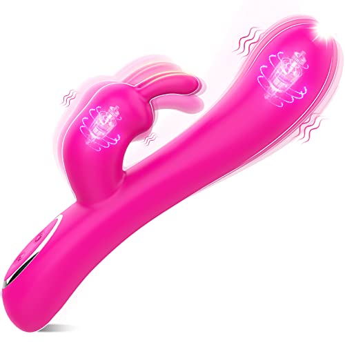 Silikon G-Punkt Vibrator Sexspielzeug Vibratoren für sie Klitoris leise, Realistische Dildo Analvibrator für Sie Frauen und Paare mit 12 Vibrationsmodi