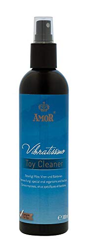 Effektive Hygiene mit Vibratissimo Toy Cleaner – 300ml Sprühflasche.